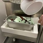 Ice cream in production