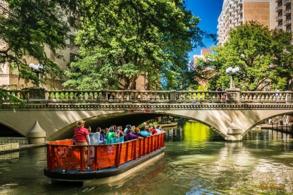 San Antonio River Walk Red Barge (4)
